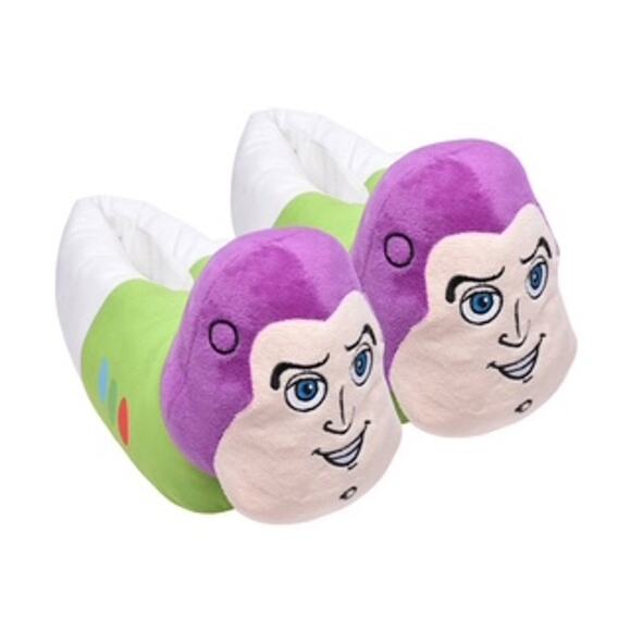 NWT- Kids' Buzz Lightyear Slippers - White - Medium - Picture 1 of 5